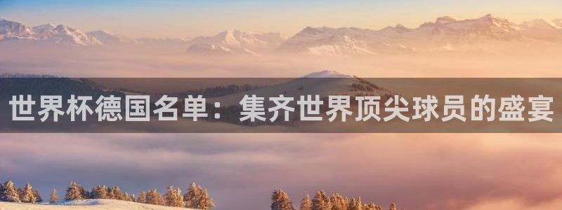 世界杯预选赛亚洲区赛程:世界杯德国名单:集齐世界顶尖球员的盛宴